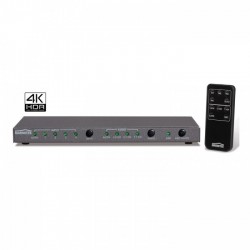Marmitek Connect 621 UHD 2.0 HDMI switch, 4 in / 1 out, 4K60 (4:4:4) UHD, HDCP 2.2
